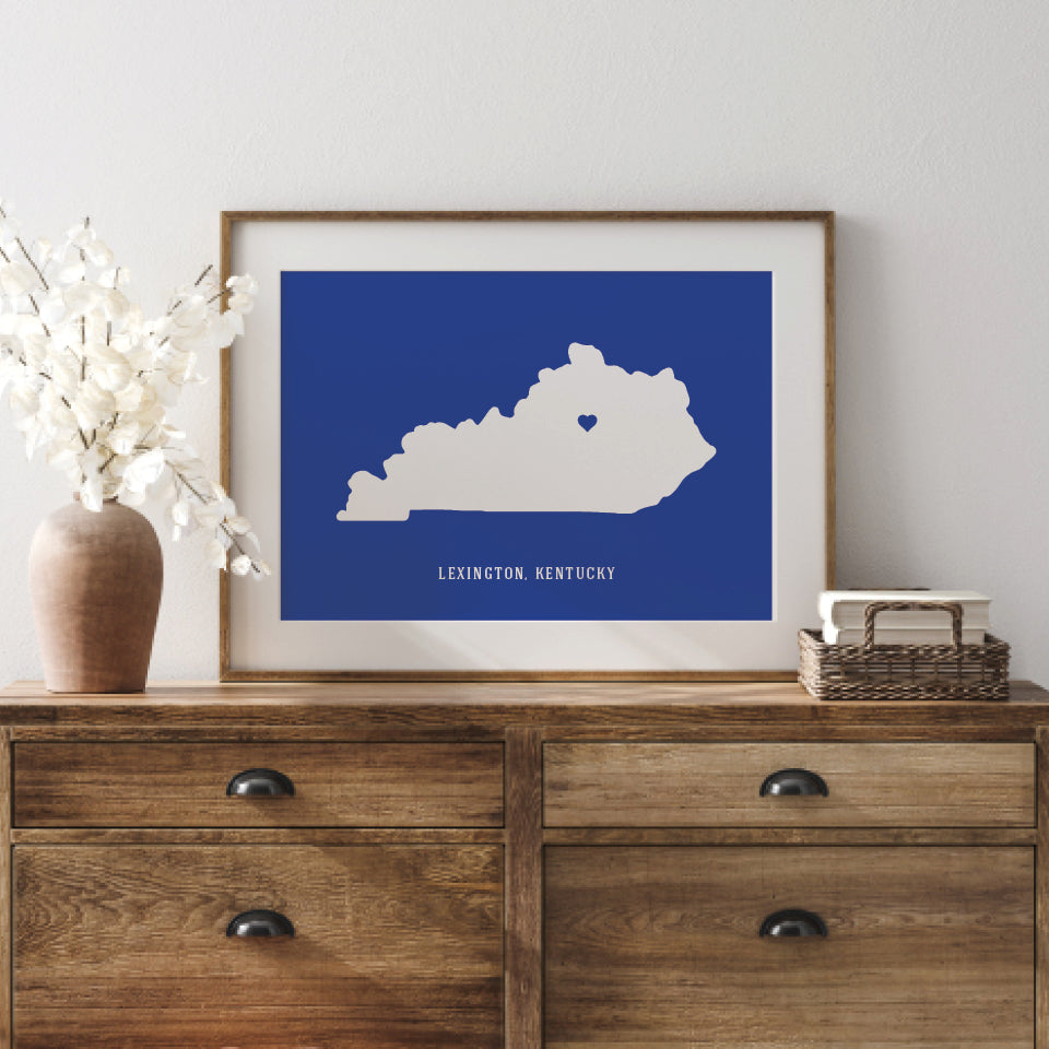 Lexington Kentucky graduation gift wall art