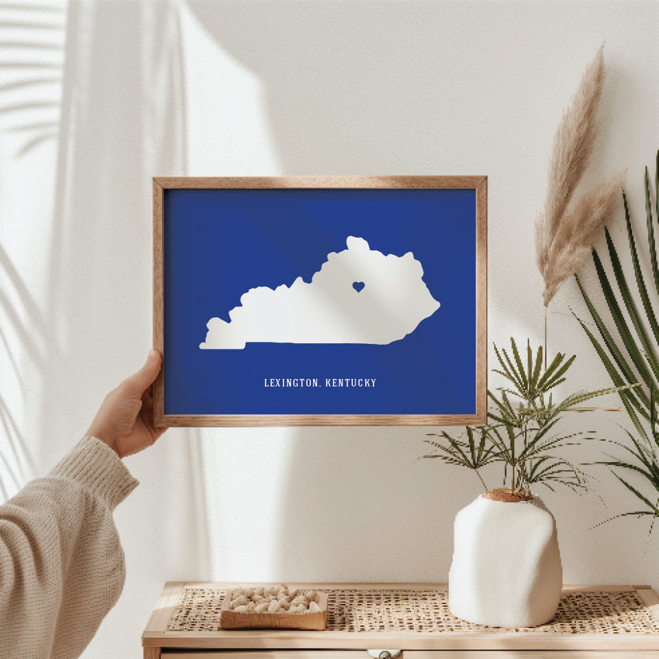 Alumni keepsake Lexington Kentucky wall décor print