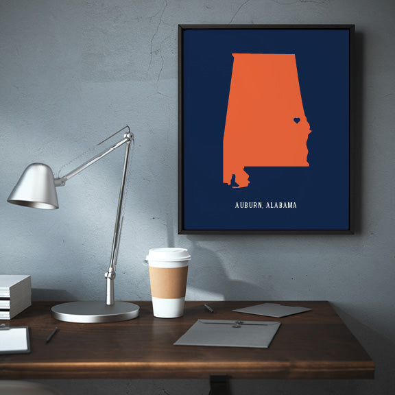 Auburn Alabama Wall Poster