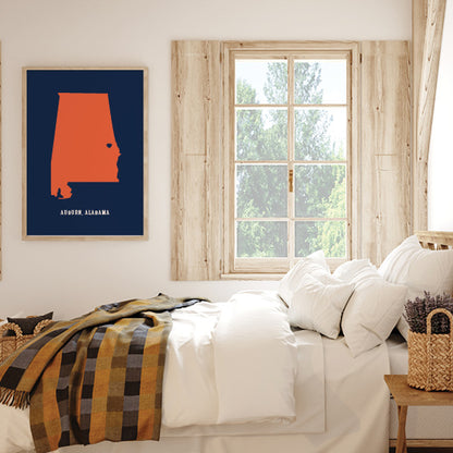 Auburn Alabama Wall Poster