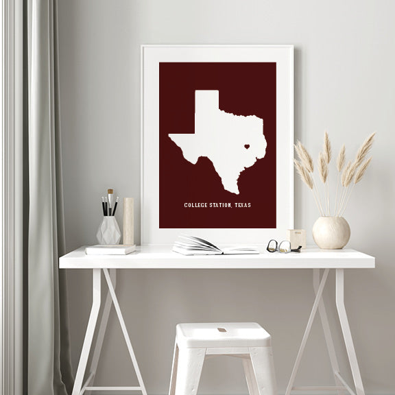 Texas A and M Print