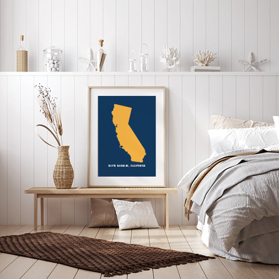 UC Santa Barbara college dorm décor for girls