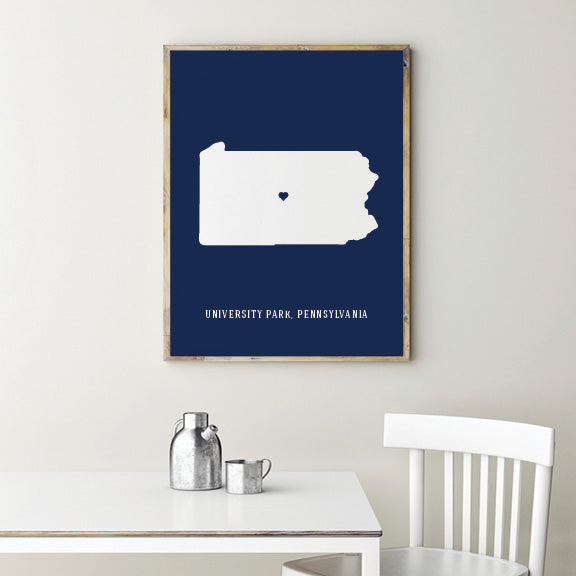 Penn State wall art